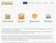 Tablet Screenshot of oelkrug-energietechnik.com